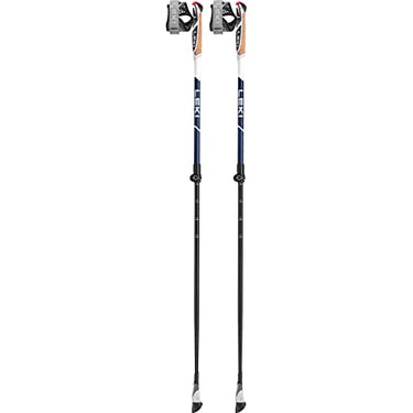 LEKI Smart Supreme Stöcke, midnightblue-Dark metallic, 100-130cm im Sale